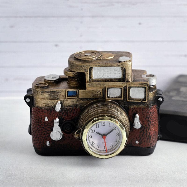 Buy Vintage Snap Clock - Brown at Vaaree online | Beautiful Table Clock to choose from