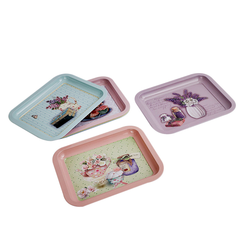 Buy Bouquet Broma Serving Tray - Set Of Six Serving Tray from Vaaree