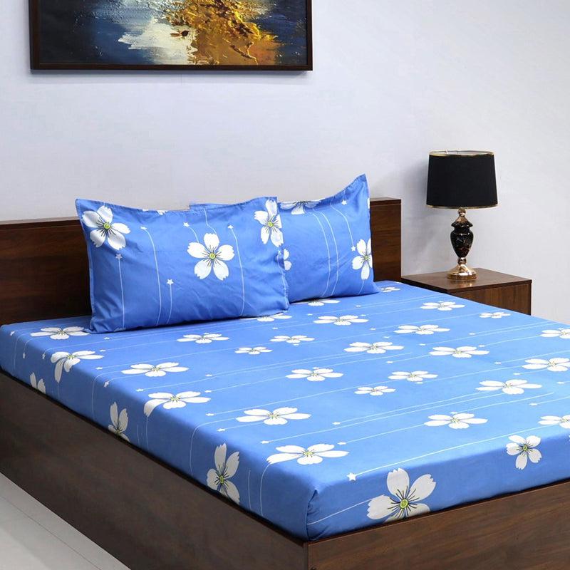 Buy Nirja Floral Bedsheet Bedsheets from Vaaree