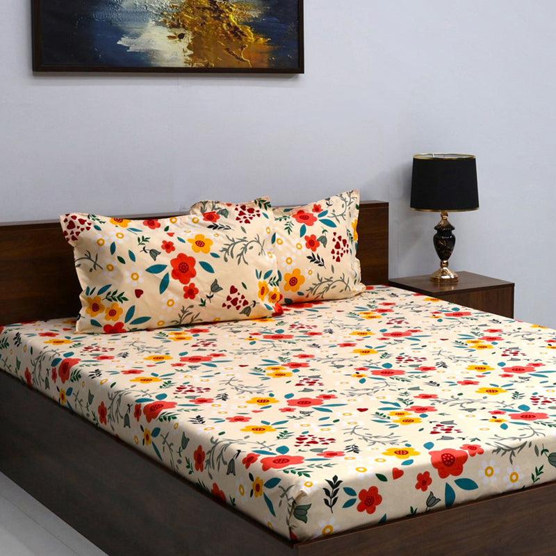 Bedsheets - Darika Floral Bedsheet