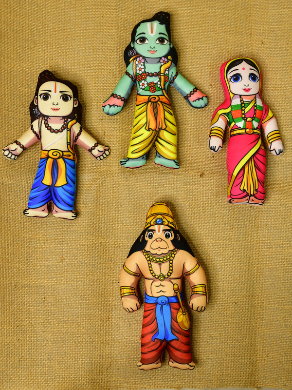 Buy Ramayana Festive Showpiece - Set Of Four Showpieces from Vaaree