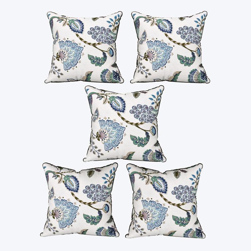 Buy Vaiga Ethnic Cushion Cover - Set Of Five Cushion Cover Sets from Vaaree