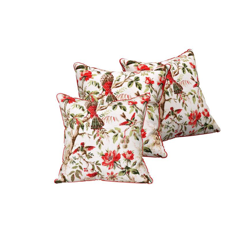 Buy Ramiya Floral Cushion Cover - Set Of Five Cushion Cover Sets from Vaaree