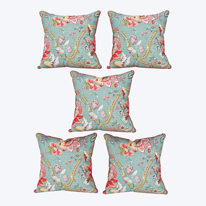 Buy Anvera Ethnic Cushion Cove - Set Of Five Cushion Cover Sets from Vaaree