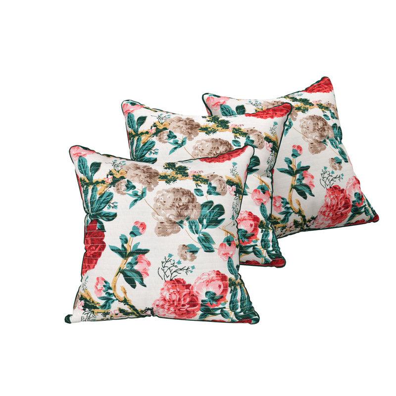 Buy Mansa Floral Cushion Cover - Set Of Five Cushion Cover Sets from Vaaree