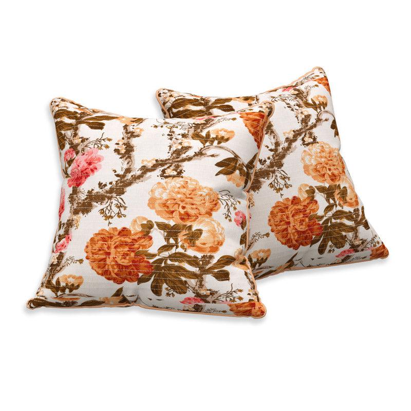 Buy Ashrutha Floral Cushion Cover - Set Of Two Cushion Cover Sets from Vaaree