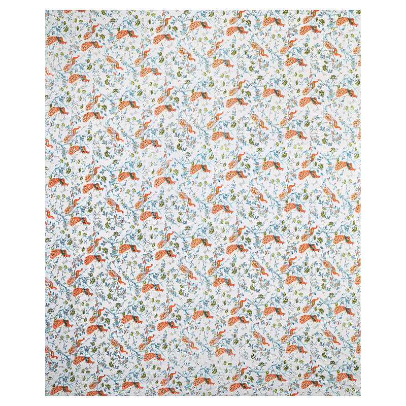 Buy Plume Floral Bedsheet - Orange Bedsheets from Vaaree