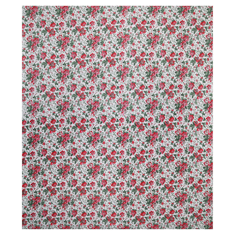 Buy Madava Floral Bedsheet - Red Bedsheets from Vaaree