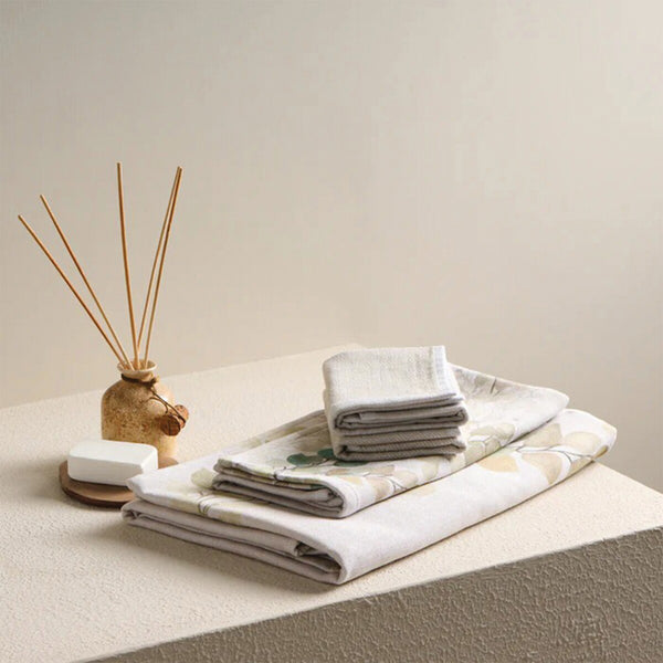 Buy Autumn Tune Bamboo Terry Bath Towel - Four Piece Set Towel Sets from Vaaree