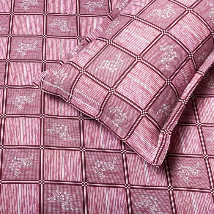Buy Kelaya Ethnic Bedsheet - Pink Online in India | Bedsheets on Vaaree