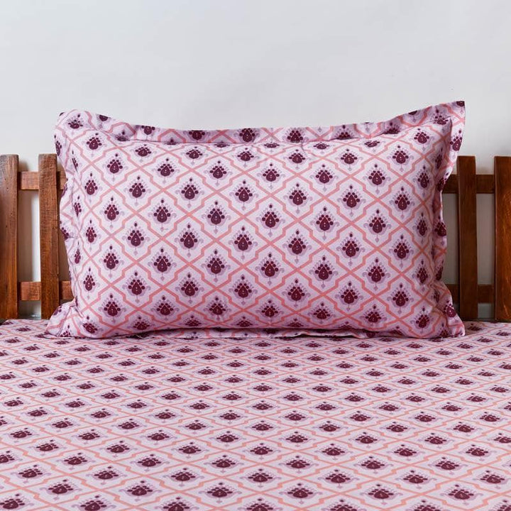 Buy Querencia Ethnic Bedsheet - Purple Online in India | Bedsheets on Vaaree