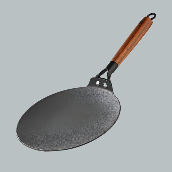 Buy Bergner Odin Iron Roti Tawa With Wooden Handle - 26 CM Roti Tawa from Vaaree