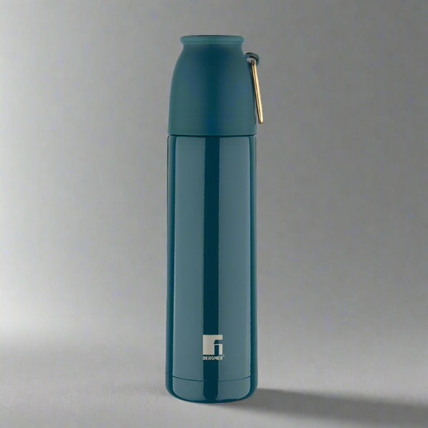 Bergner Walking Thermosteel Hot and Cold Flask (Green) -500 ML