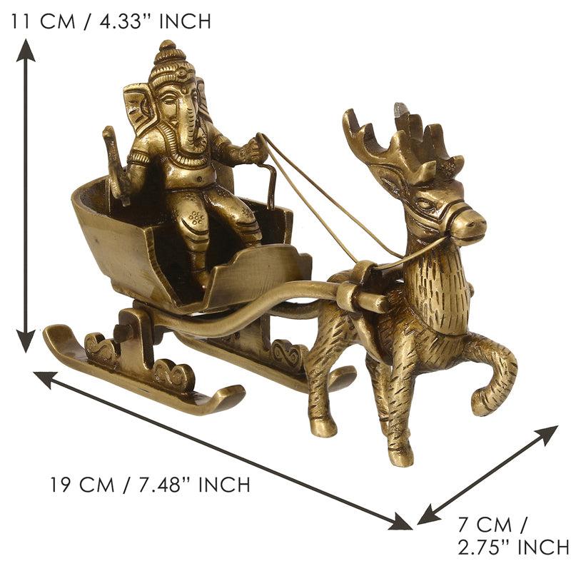 Buy Ganesha Whimsy Savari Showpiece Idols & Sets from Vaaree