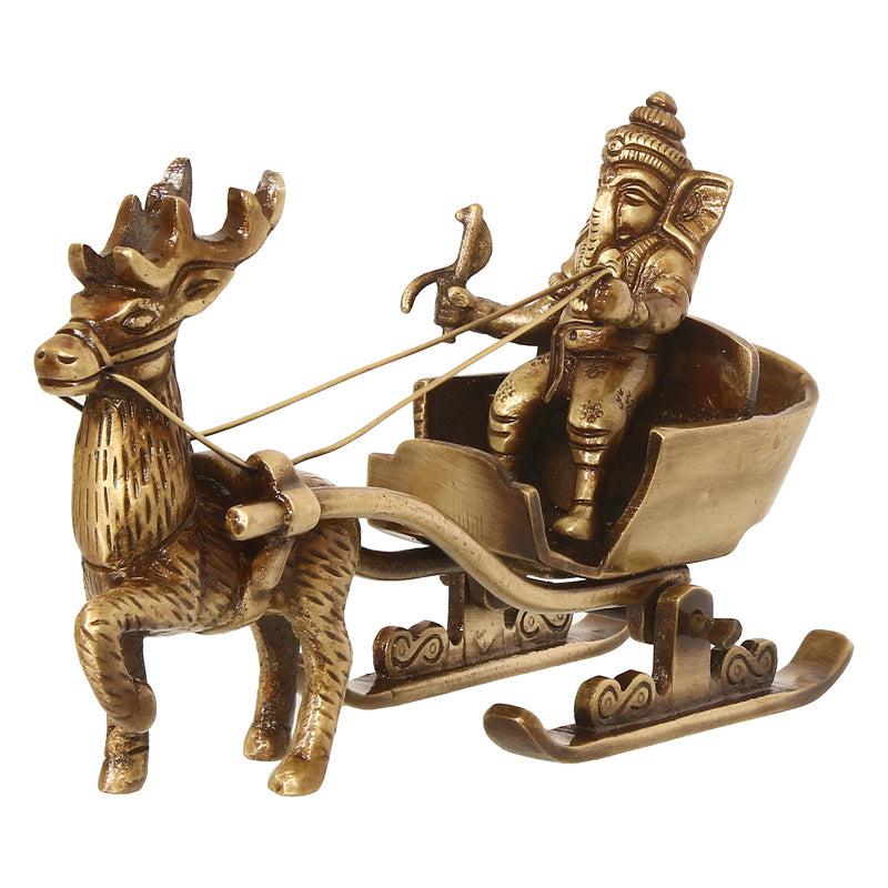 Buy Ganesha Whimsy Savari Showpiece Idols & Sets from Vaaree