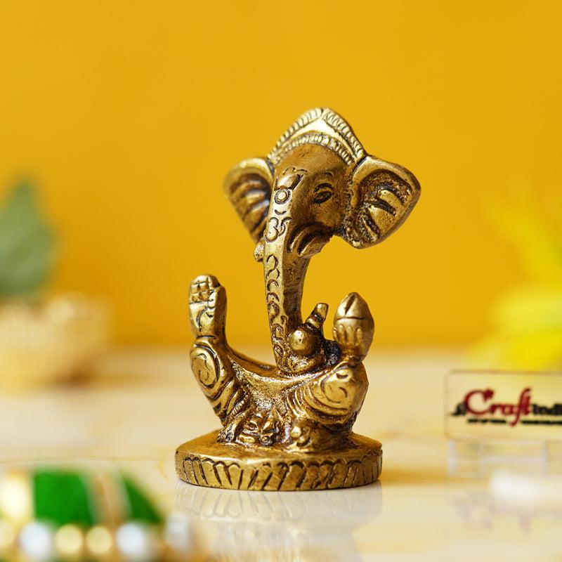 Buy Ganadisha Brass idol Idols & Sets from Vaaree