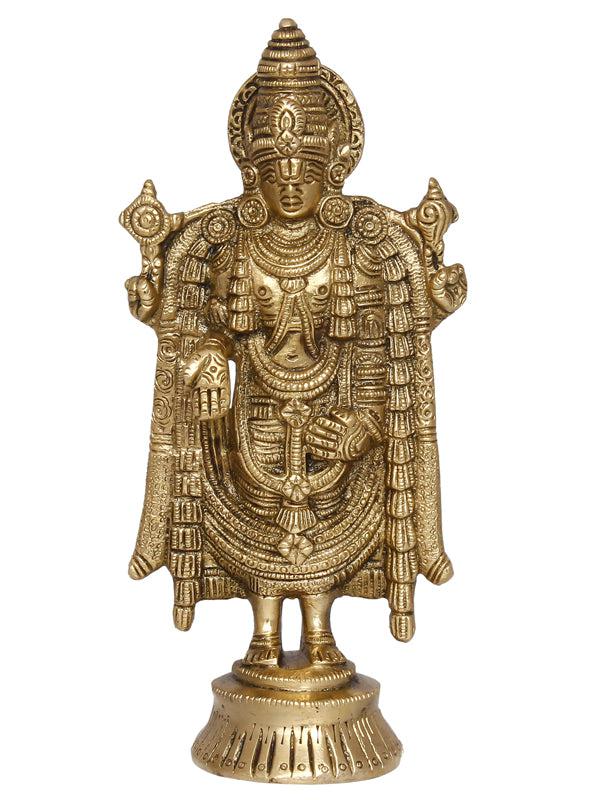 Buy Shri Tirupati Balaji Brass Idol Idols & Sets from Vaaree