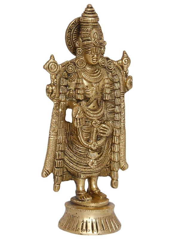 Buy Shri Tirupati Balaji Brass Idol Idols & Sets from Vaaree