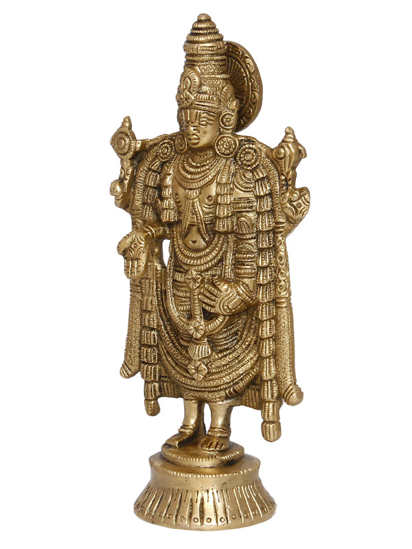 Buy Shri Tirupati Balaji Brass Idol Idols & Sets from Vaaree