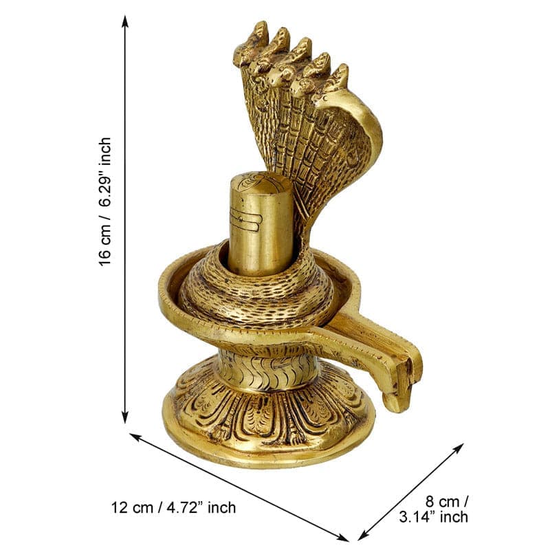 Buy Shivling With Naag Devata Idol Diyas from Vaaree