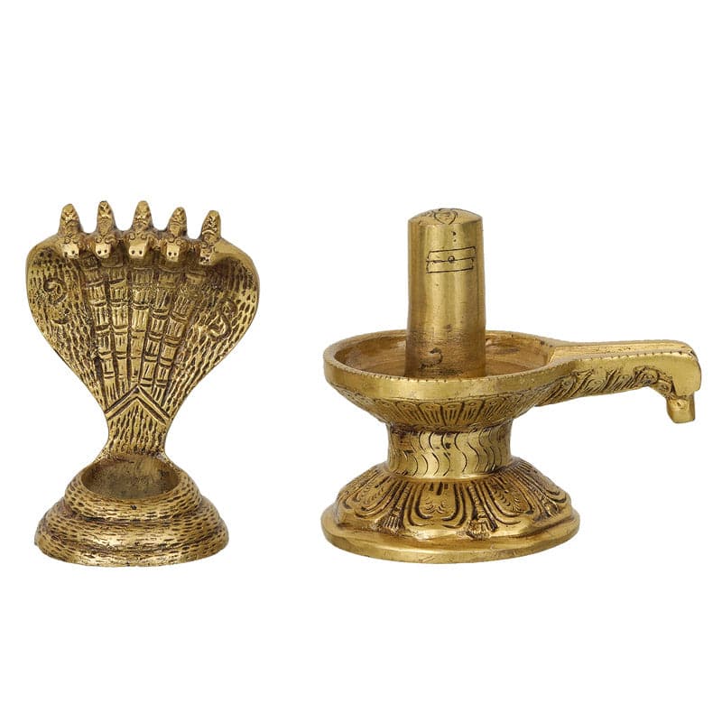 Buy Shivling With Naag Devata Idol Diyas from Vaaree