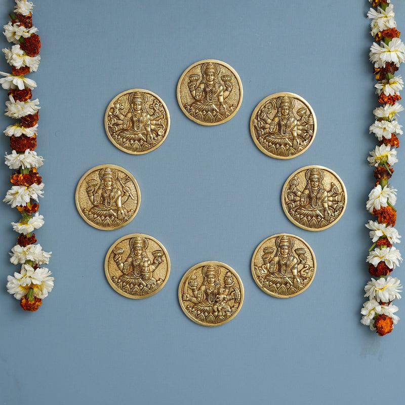 Buy Astha lakshmi Wall Accent - Set Of Eight Idols & Sets from Vaaree