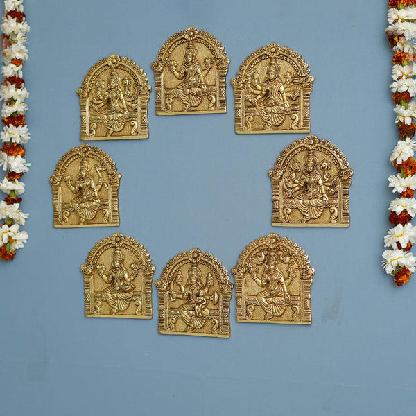 Buy Astha Lakhmi Bless Wall Accent - Set Of Eight Idols & Sets from Vaaree