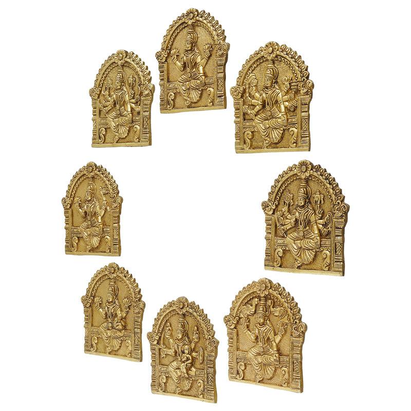 Buy Astha Lakhmi Bless Wall Accent - Set Of Eight Idols & Sets from Vaaree