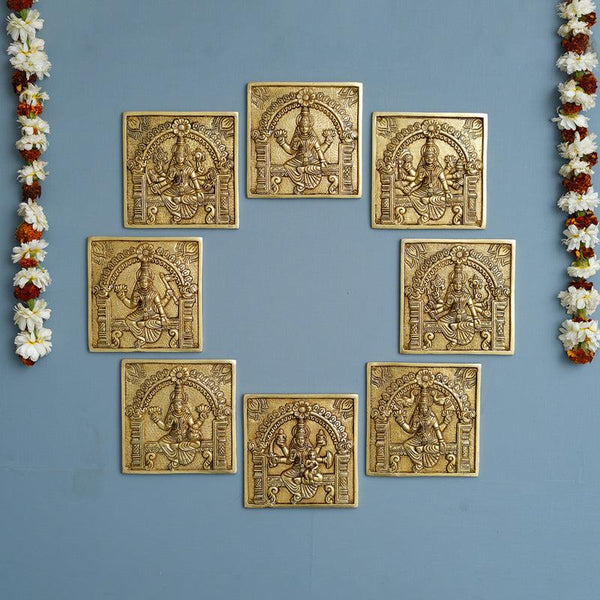 Buy Divine Astha Laxmi Wall Accent - Set Of Eight Idols & Sets from Vaaree