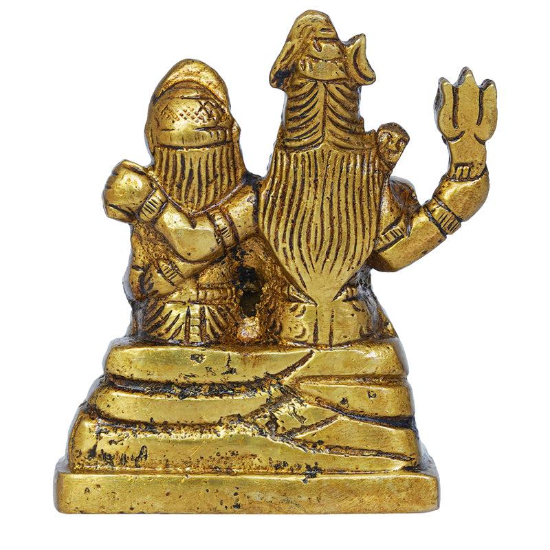 Buy Shiva Parvati Parivar Brass Idol Idols & Sets from Vaaree