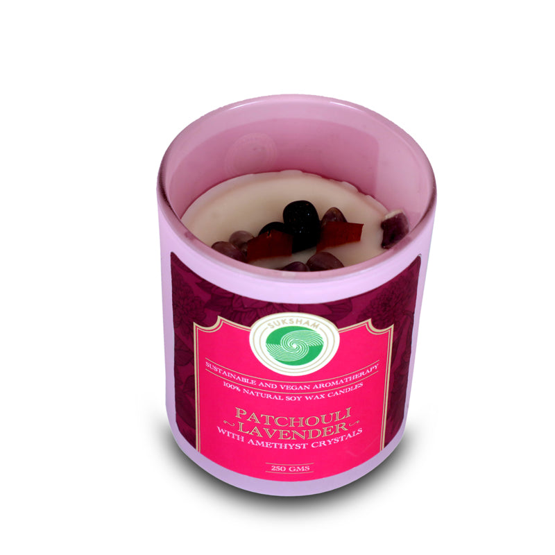 Buy Elysium Patchouli Lavender Scented Candle Candles from Vaaree