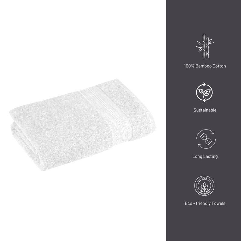 Buy Reign Bath Towel - White Bath Towels from Vaaree