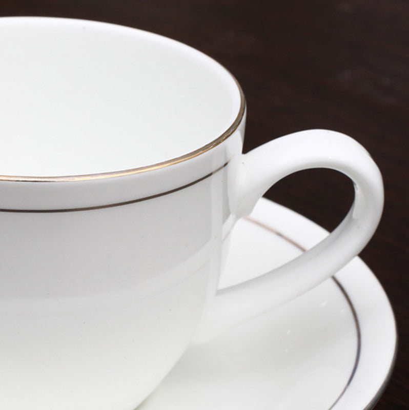 Tea Cup & Saucer - Stella Cup & Saucer (100 ML) - Twelve Piece Set