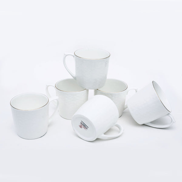 Mug & Tea Cup - Riggs Cup (175 ML) - Set Of Six