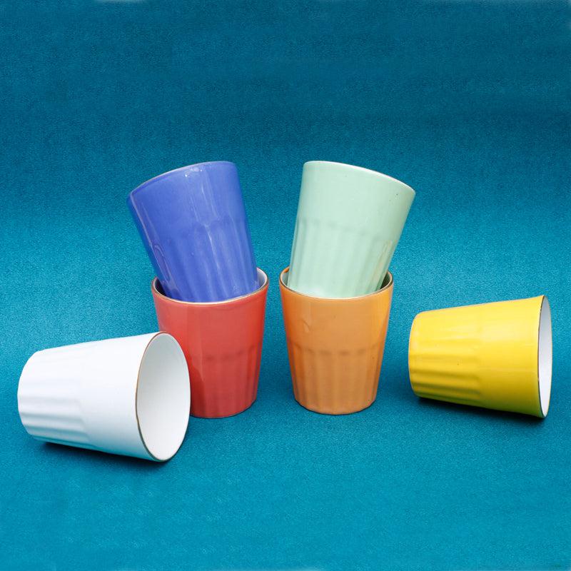 Buy Casplan Multicolor Cup (150 ML) - Set Of Six Mug & Tea Cup from Vaaree