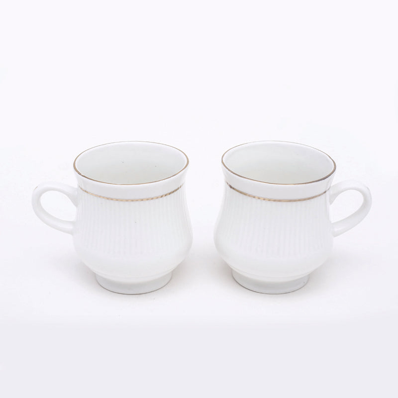 Mug & Tea Cup - Athesis Cup (175 ML) - Set Of Six