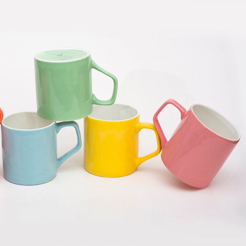 Mug & Tea Cup - Ryder Multicolor Cup (175 ML) - Set Of Six