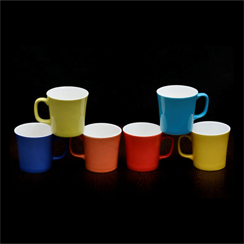 Mug & Tea Cup - Yuma Multicolor Cup (175 ML) - Set Of Six