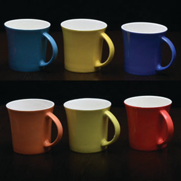 Mug & Tea Cup - Yeila Multicolor Cup (200 ML) - Set Of Six