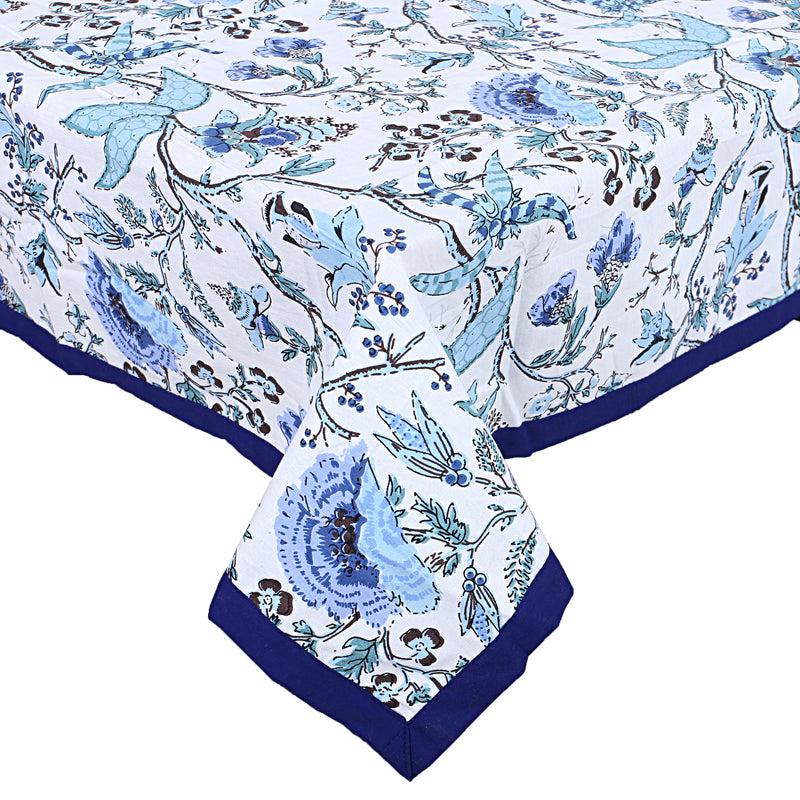 Buy Muhina Rectangular Table Cover (Blue) - Four Seater Table Cover from Vaaree