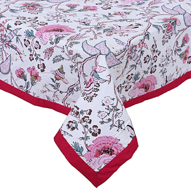 Buy Muhina Rectangular Table Cover (Pink) - Four Seater Table Cover from Vaaree