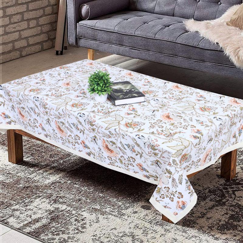 Buy Muhina Rectangular Table Cover (Ivory) - Four Seater Table Cover from Vaaree