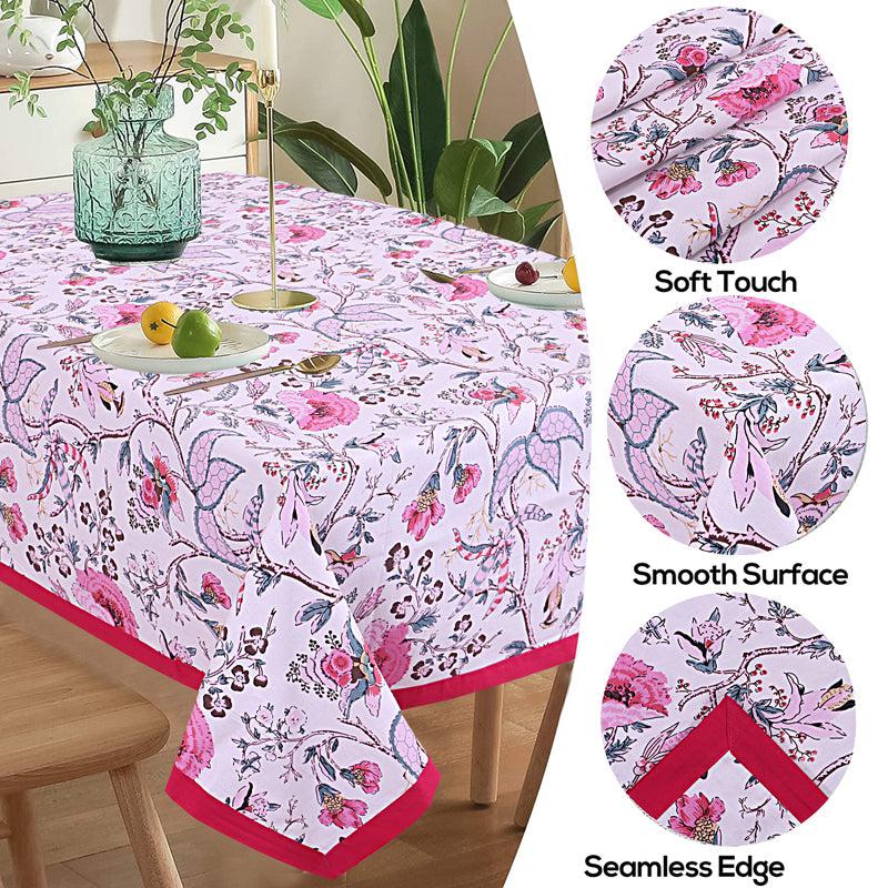 Buy Muhina SquareTable Cover (Pink) - Four Seater Table Cover from Vaaree