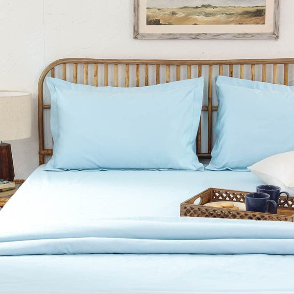 Buy Dreamy Delight Bedsheet - Blue Online in India | Bedsheets on Vaaree