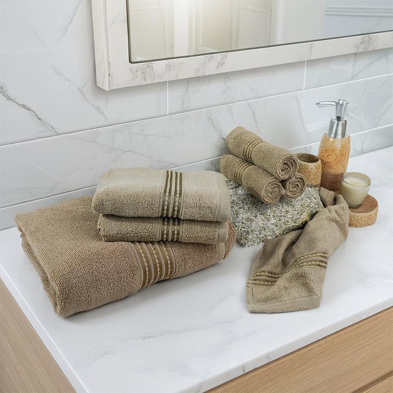 Buy Micro Cotton LuxeDry Soothe Bath Towel - Brown Bath Towels from Vaaree