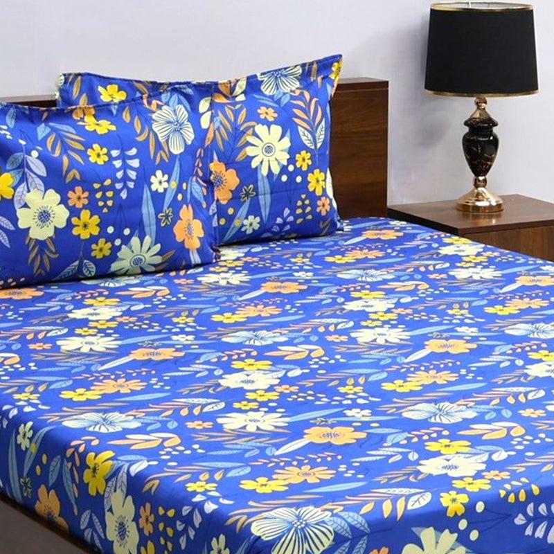 Buy Hiral Floral Bedsheet Bedsheets from Vaaree