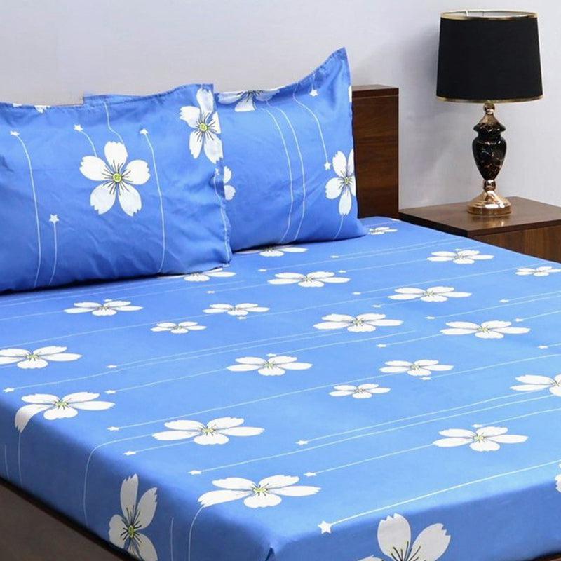 Buy Nirja Floral Bedsheet Bedsheets from Vaaree