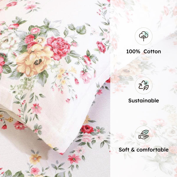 Bedsheets - Swayam Endless Spring Bedsheet - 210 TC || Ultra Soft