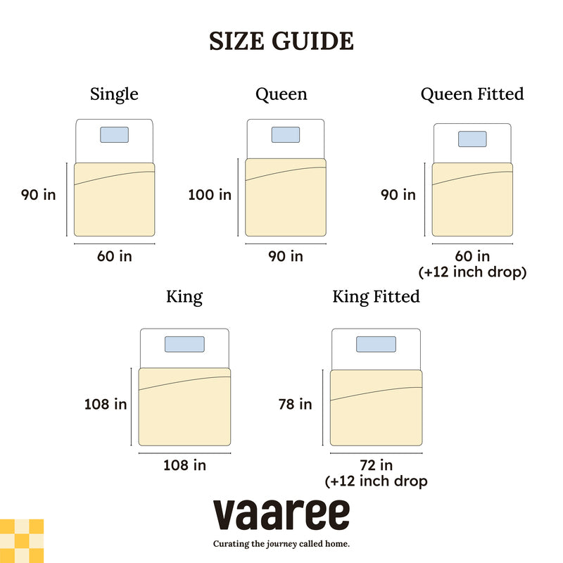 Buy Freyda Solid Bedsheet - White Bedsheets from Vaaree