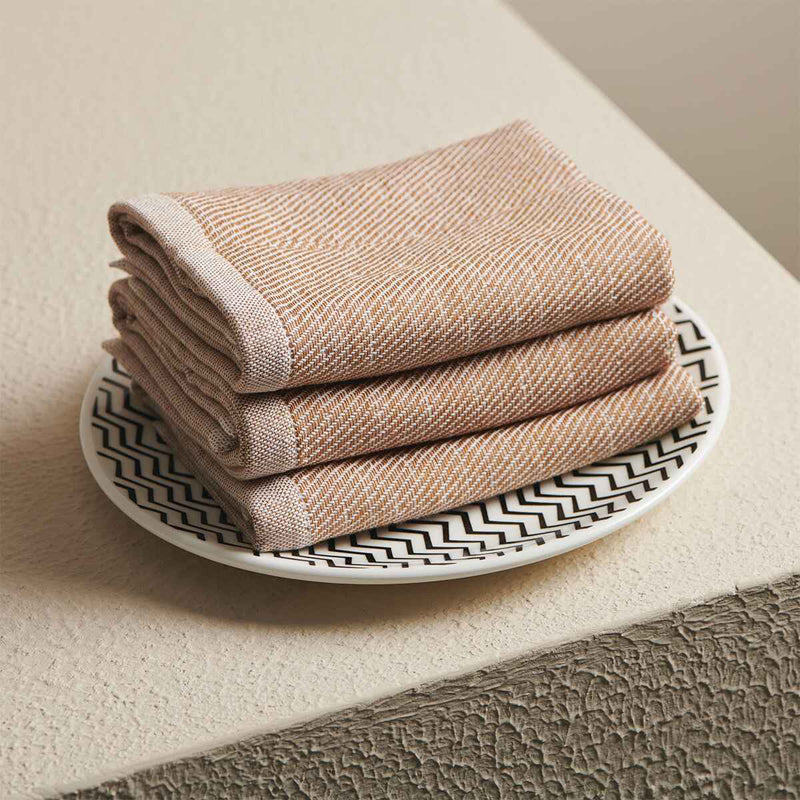 Buy Absorbo Bamboo Terry Towel Combo (Beige) - Four Piece Set Towel Sets from Vaaree